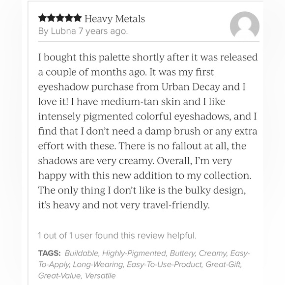 Urban Decay Heavy Metals Palette. - Picture 13 of 16